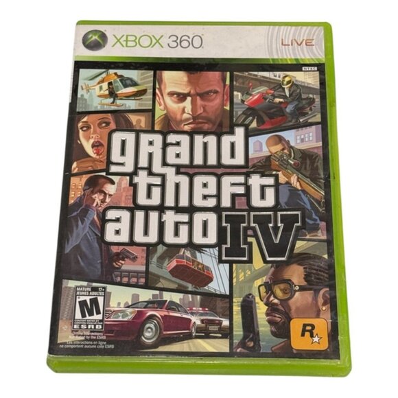 Other - Grand Theft Auto IV Xbox 360 Video Game Complete Case & Disc Rockstar Mature GTA